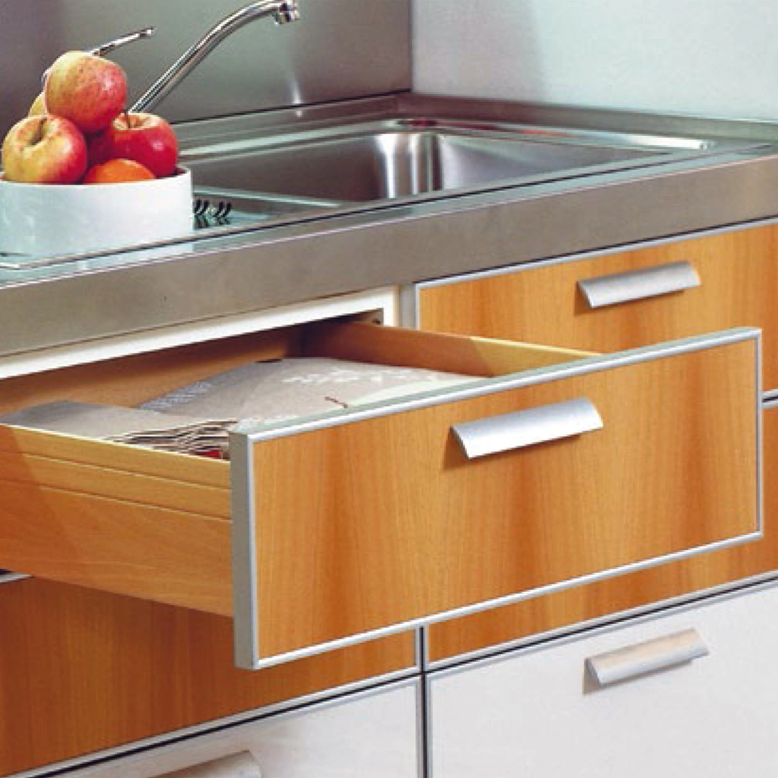 Soft-Close Futura Undermount Drawer Slide - Model A7555 - Pair - Image 3
