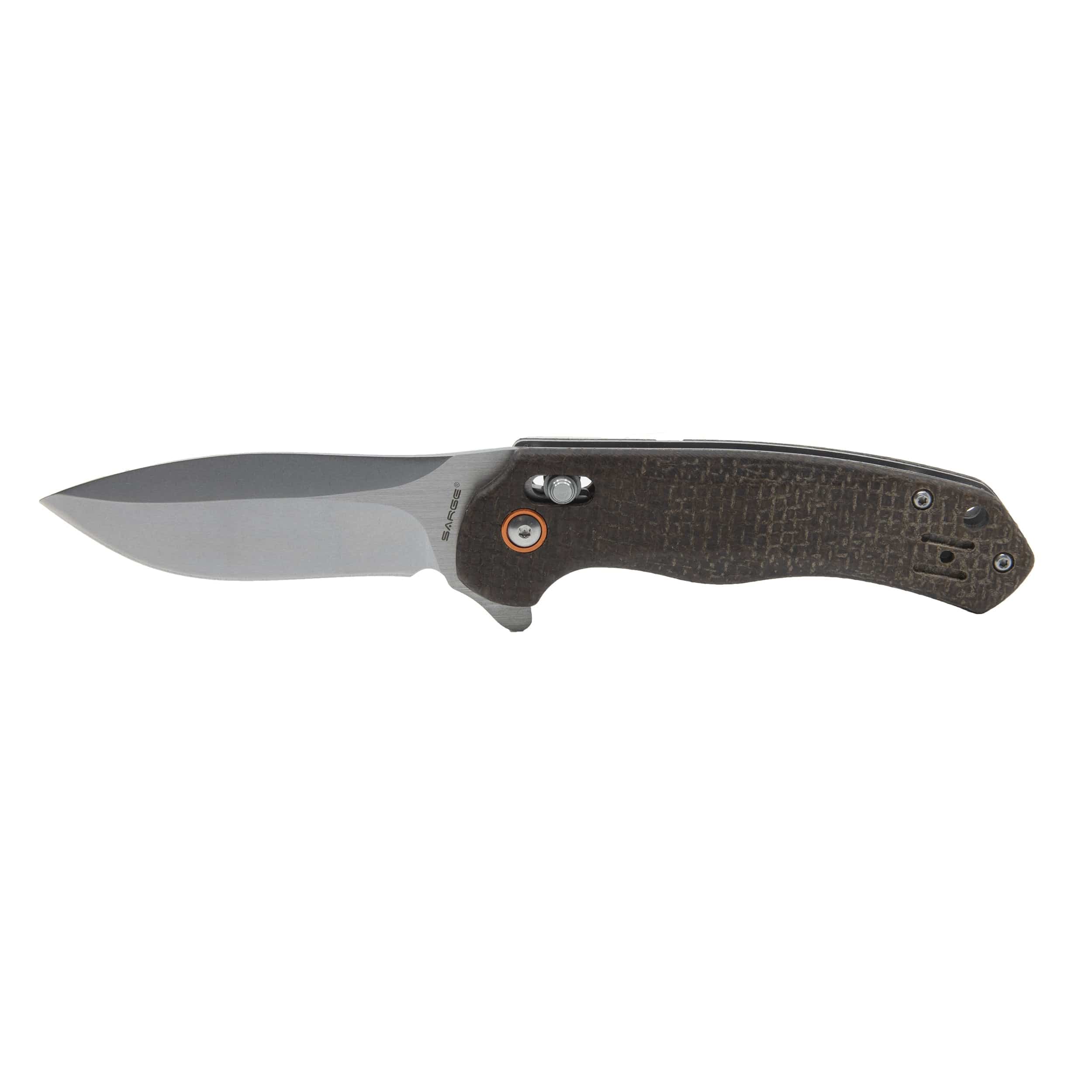 Stellar Linen Micarta Slide Lock Folder - Image 4