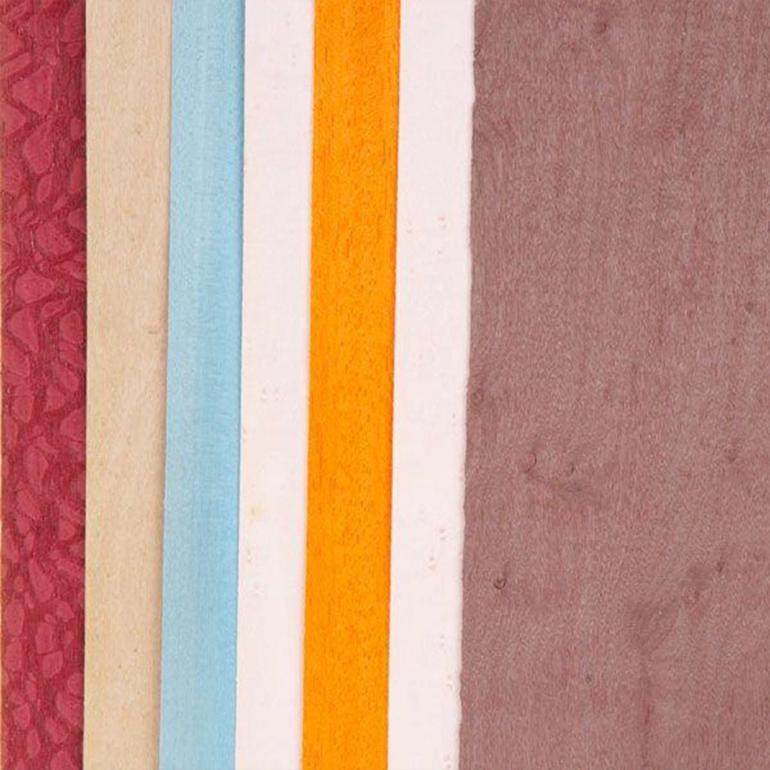 Dyed Wood Veneer - 4-1/2" to 6-1/2" Width - Wild Color - 3 Square Foot Pack