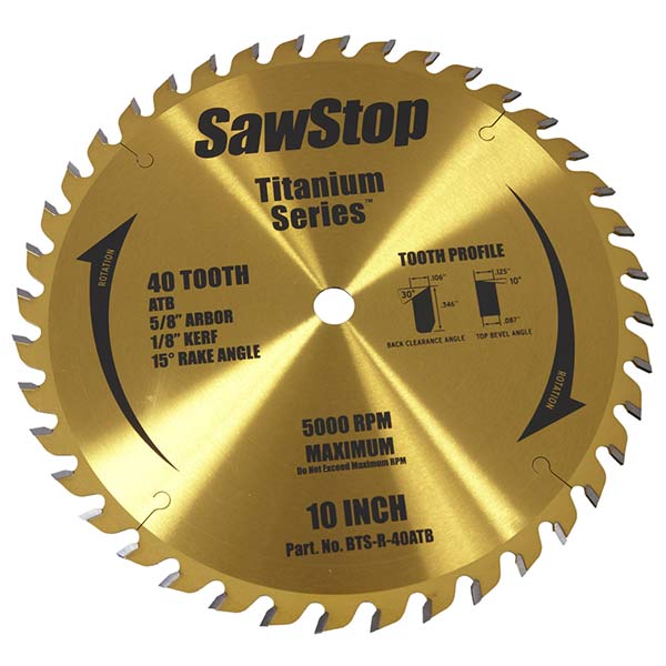 Titanium Series 40T Combination Blade - Image 2