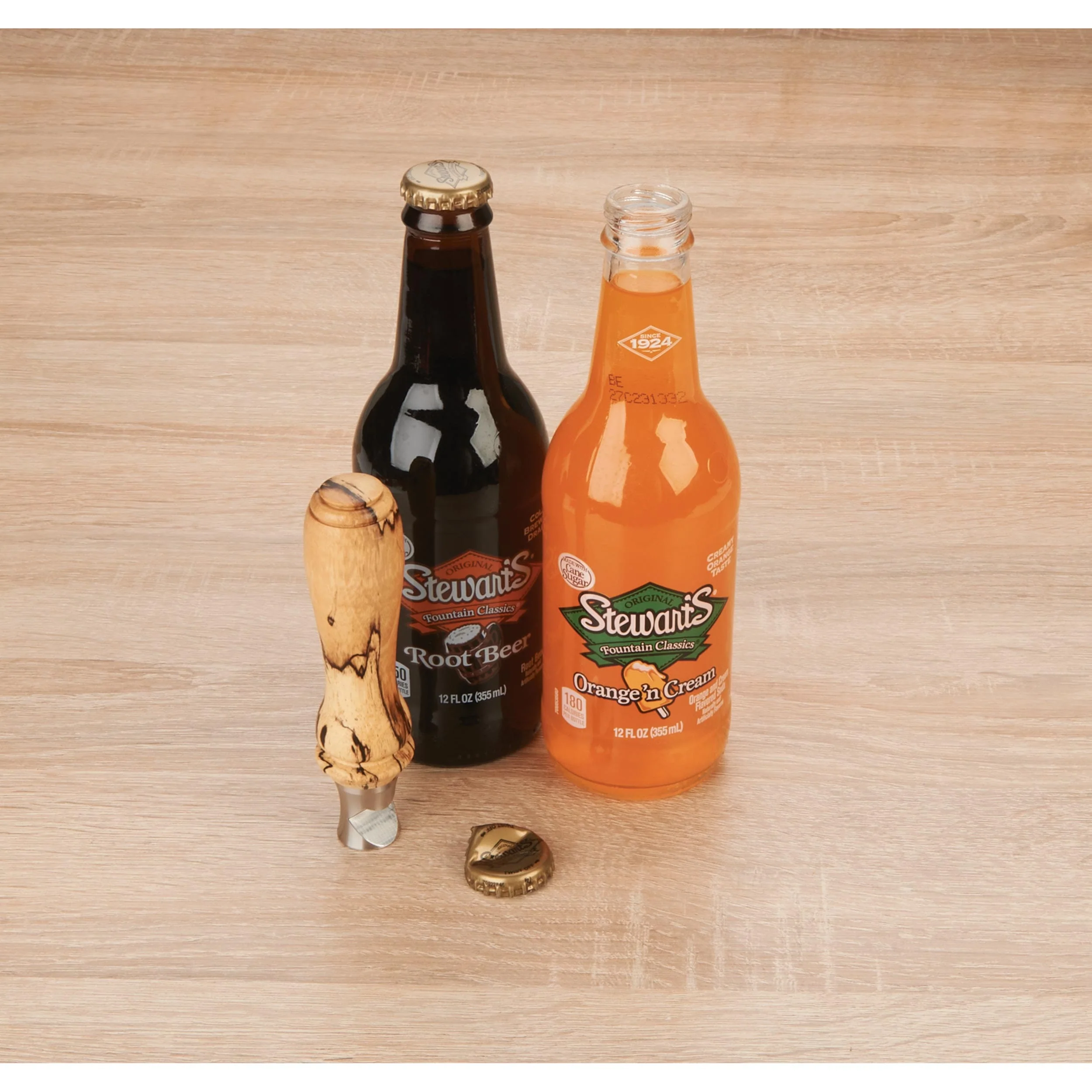 Stand-Up Stainless Steel Bottle Opener Turning Kit - Image 6