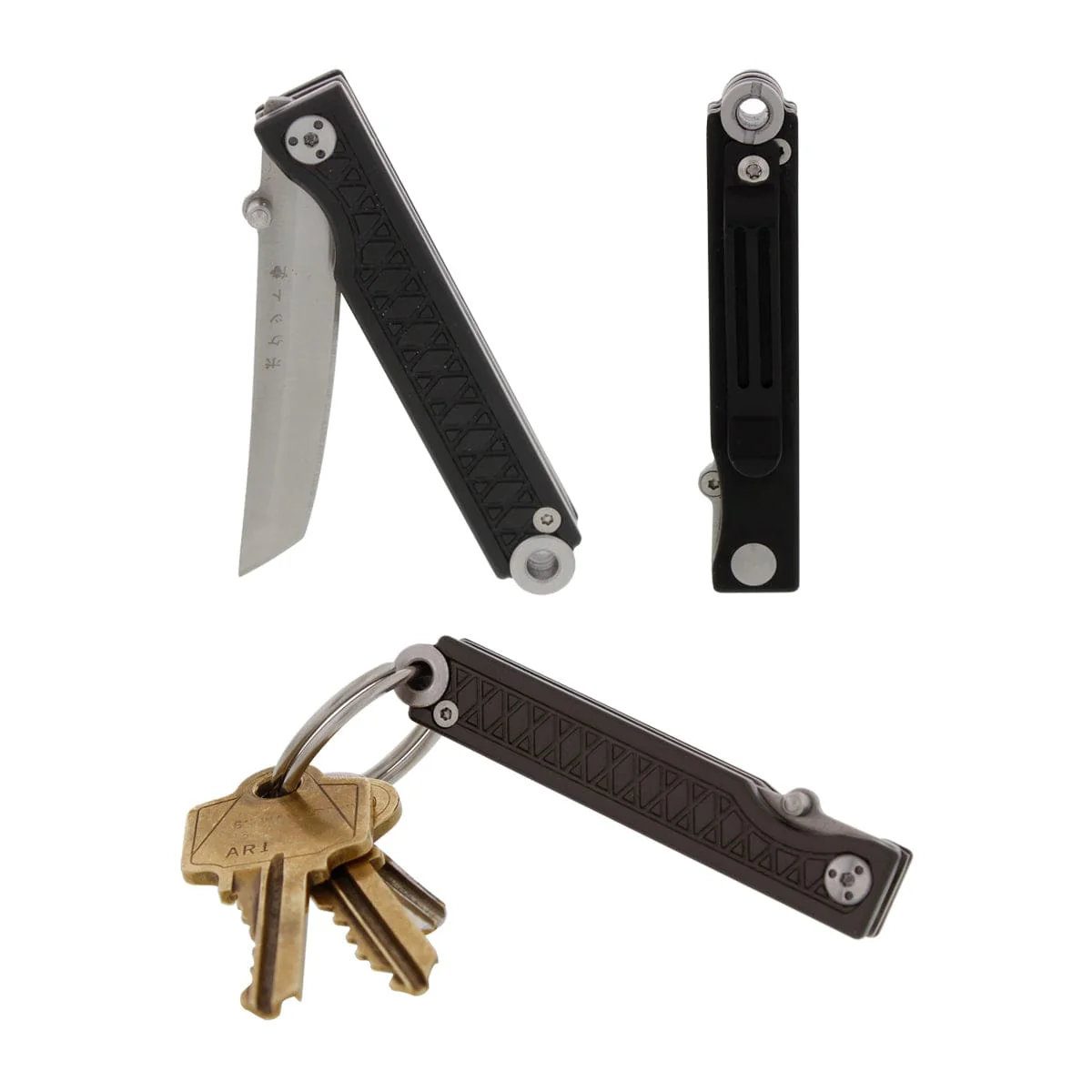 Pocket Samurai  Keychain Knife - Black - Image 4
