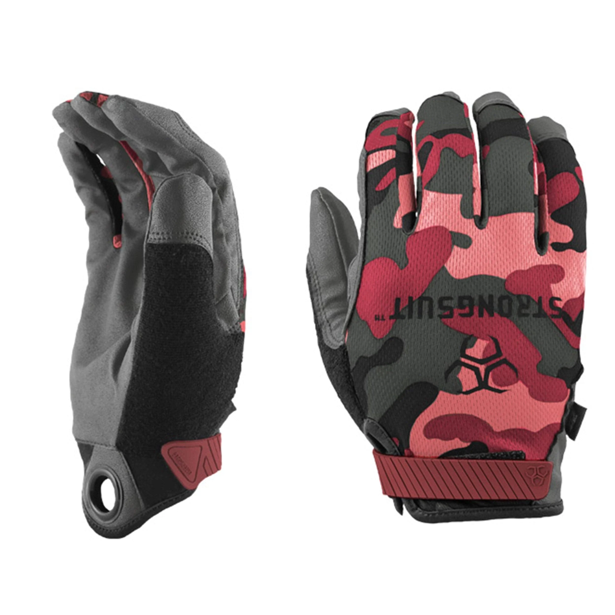 Q Series Pink Camo Gloves XL