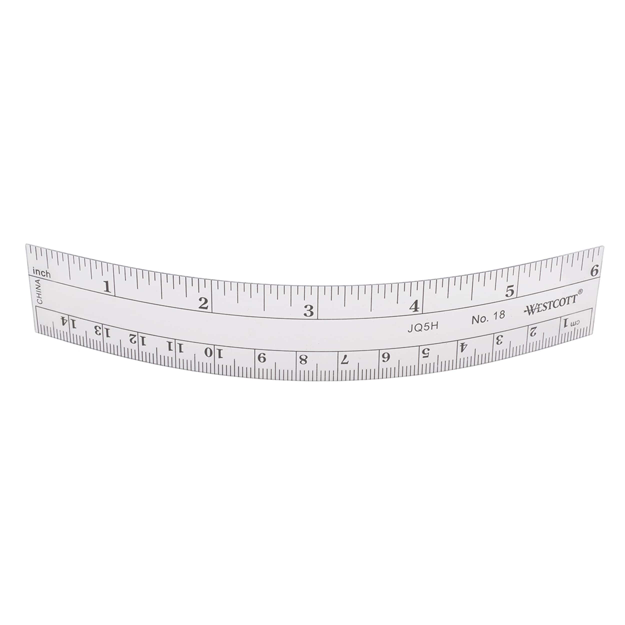 6" See-Through Acrylic Ruler - Image 2