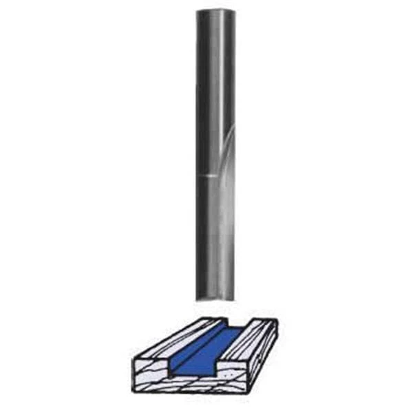 Single Flute Straight Router Bit - Solid Carbide - 1/4" SH - Image 5