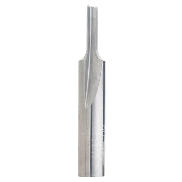 Solid Carbide Double Flute Straight Cut Router Bit - 1/4" SH - Image 2
