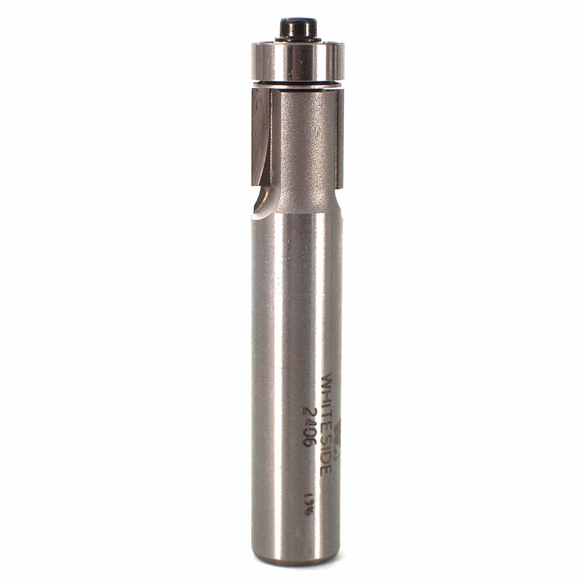 Two Flute Flush Trim Router Bit with Double Bearing - 1/2" SH