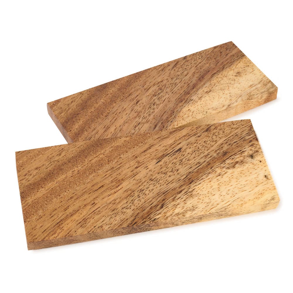 Monkeypod Knife Scales - 3/8" x 2" x 5" - Pair - Image 2