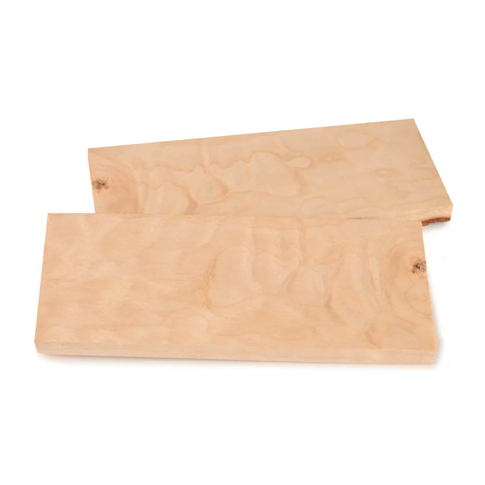 Quilted Maple Knife Scales - 3/8" x 2" x 5" - Pair - Image 2