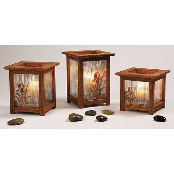 Woodworking Project Paper Plan to Build Arts and Crafts Candle Lanterns