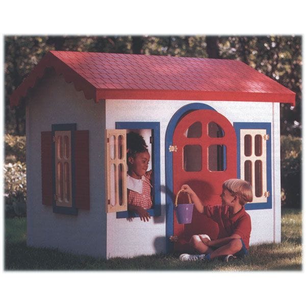 Woodworking Project Paper Plan to Build Country Cottage Playhouse