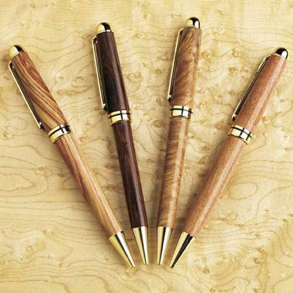Woodworking Project Paper Plan to Build Turned Writing Pens