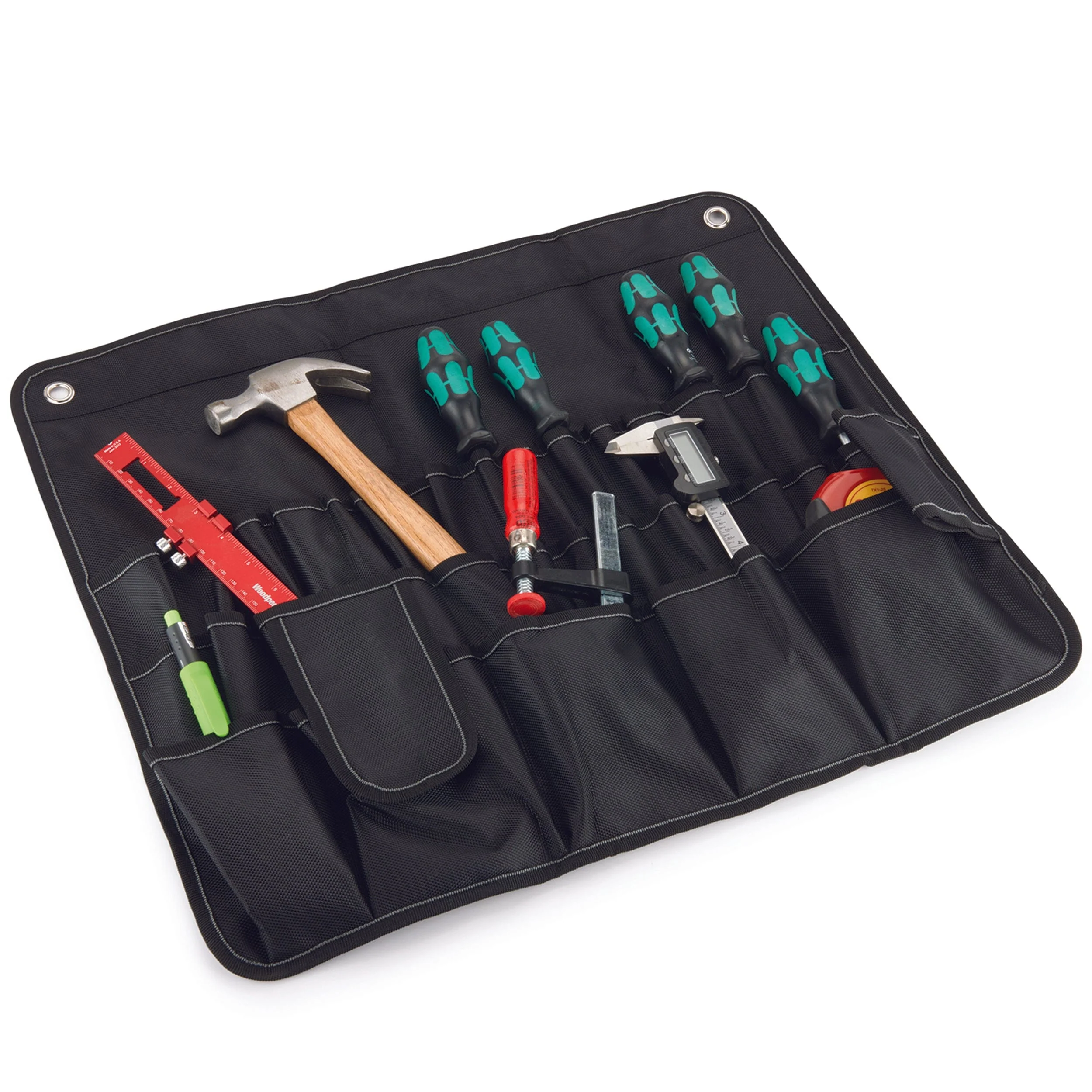30 Pocket Tool Roll - Black - Image 4