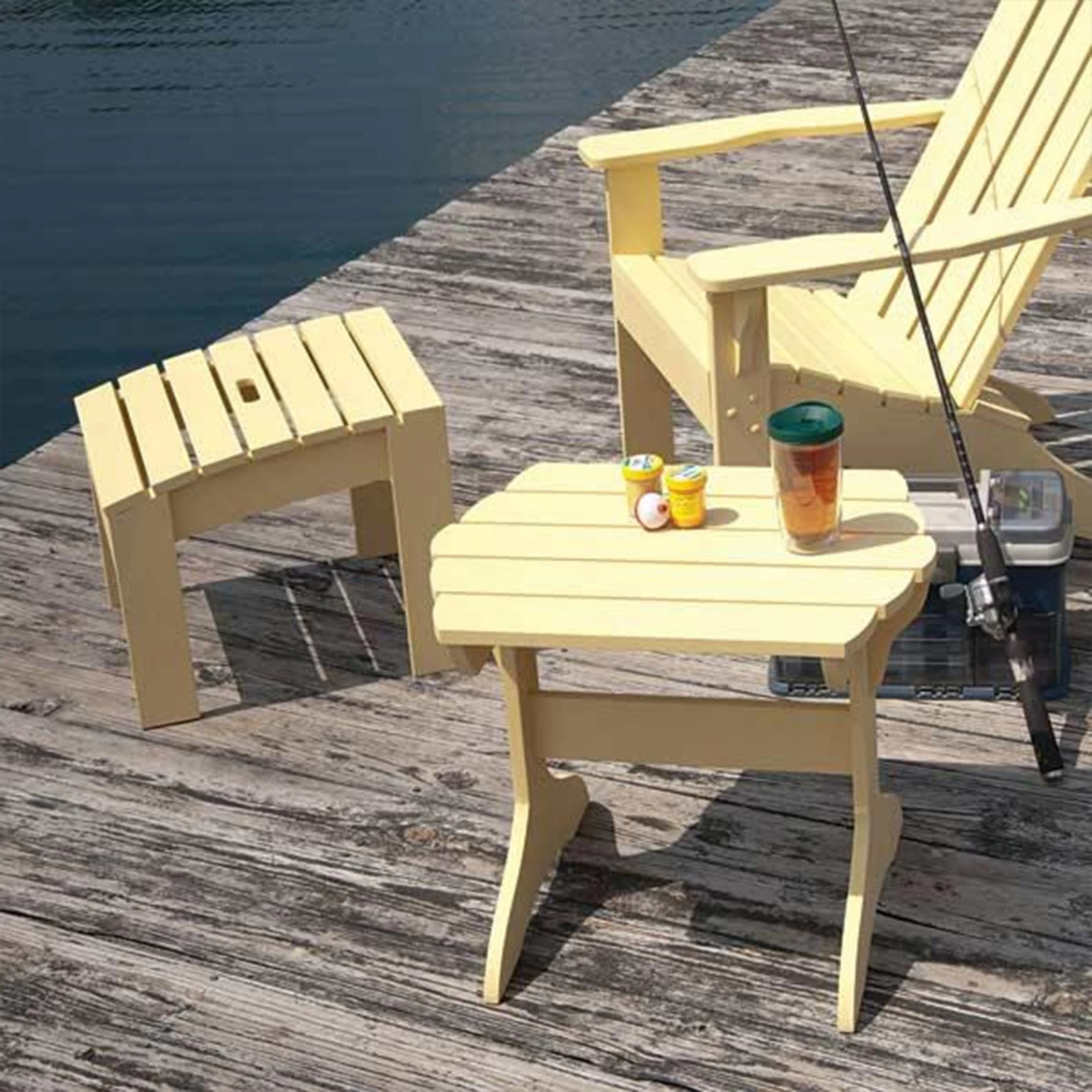 Adirondack Table & Footstool - Paper Plan