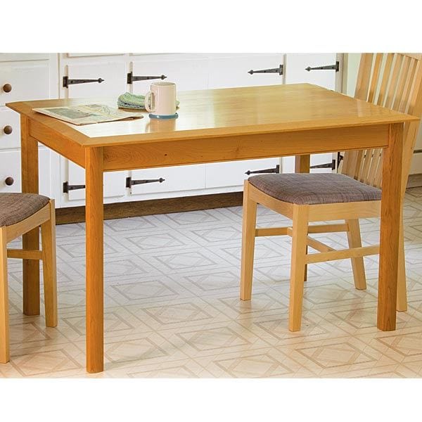 Compact Comfortable Kitchen Table - Downloadable Plan