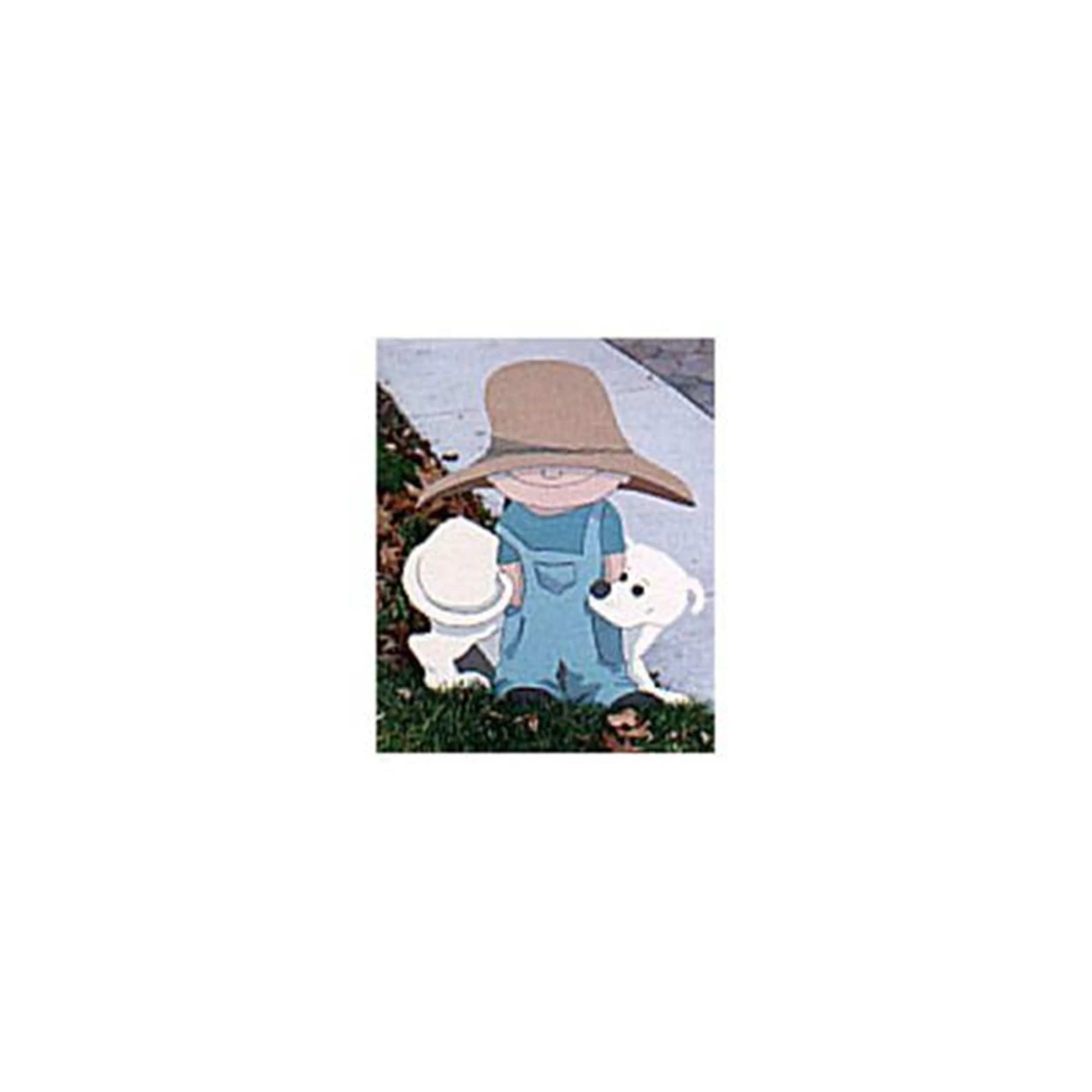 Woodworking Project Paper Plan to Build Boy and Dog