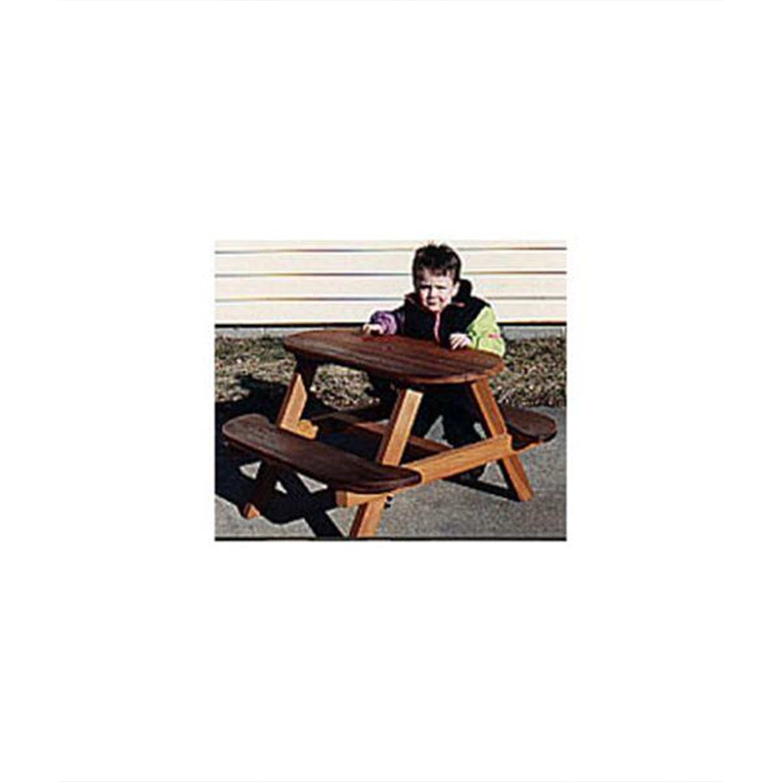 Woodworking Project Paper Plan to Build Child's Picnic Table