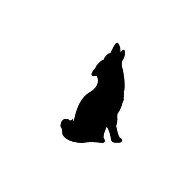 Woodworking Project Paper Plan to Build Howling Wolf Shadow