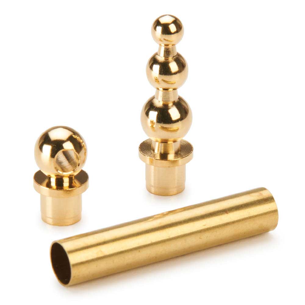 Miniature Ornament Turning Kit - Gold - Image 3