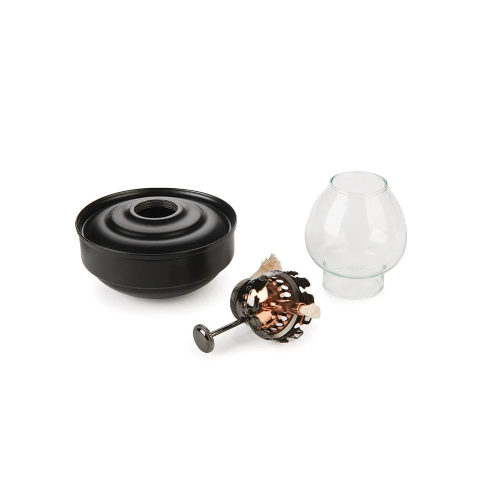 Nautical-Style Oil Lamp Kit - Painted Black/Black Chrome - Image 2