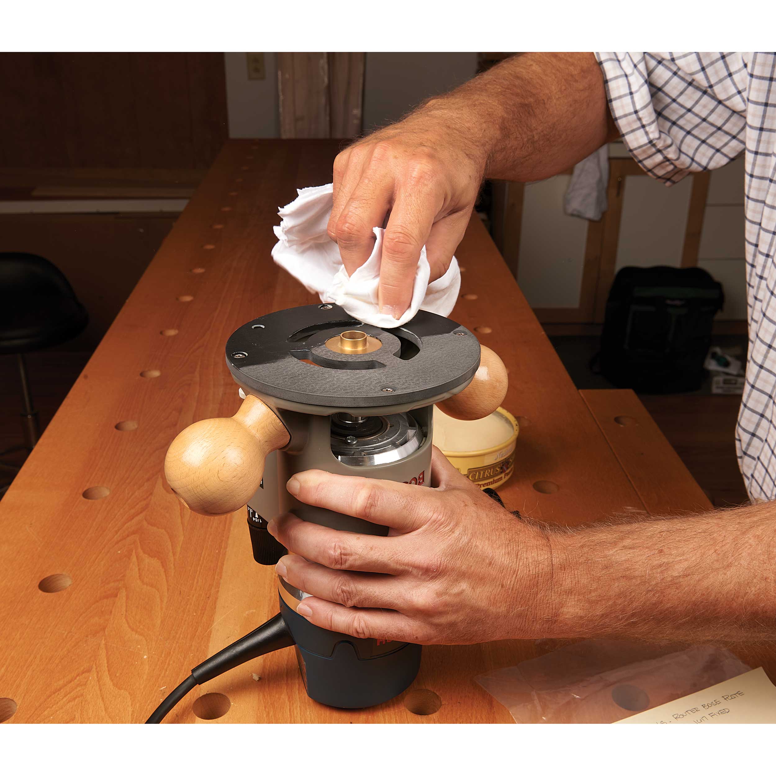 Router Baseplate - Bosch 1617 - Fixed Base - Image 5