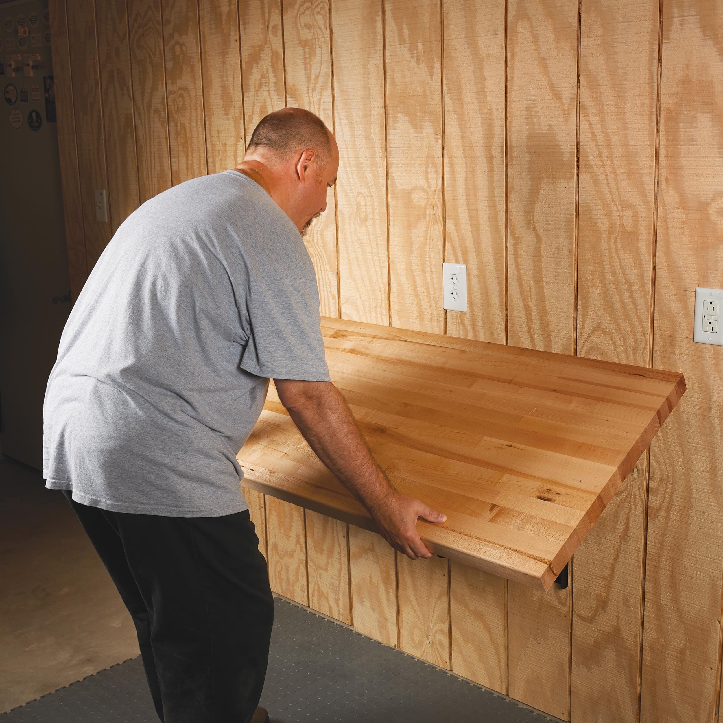 Wall Mounted Folding Workbench Brackets - Pair - Image 7