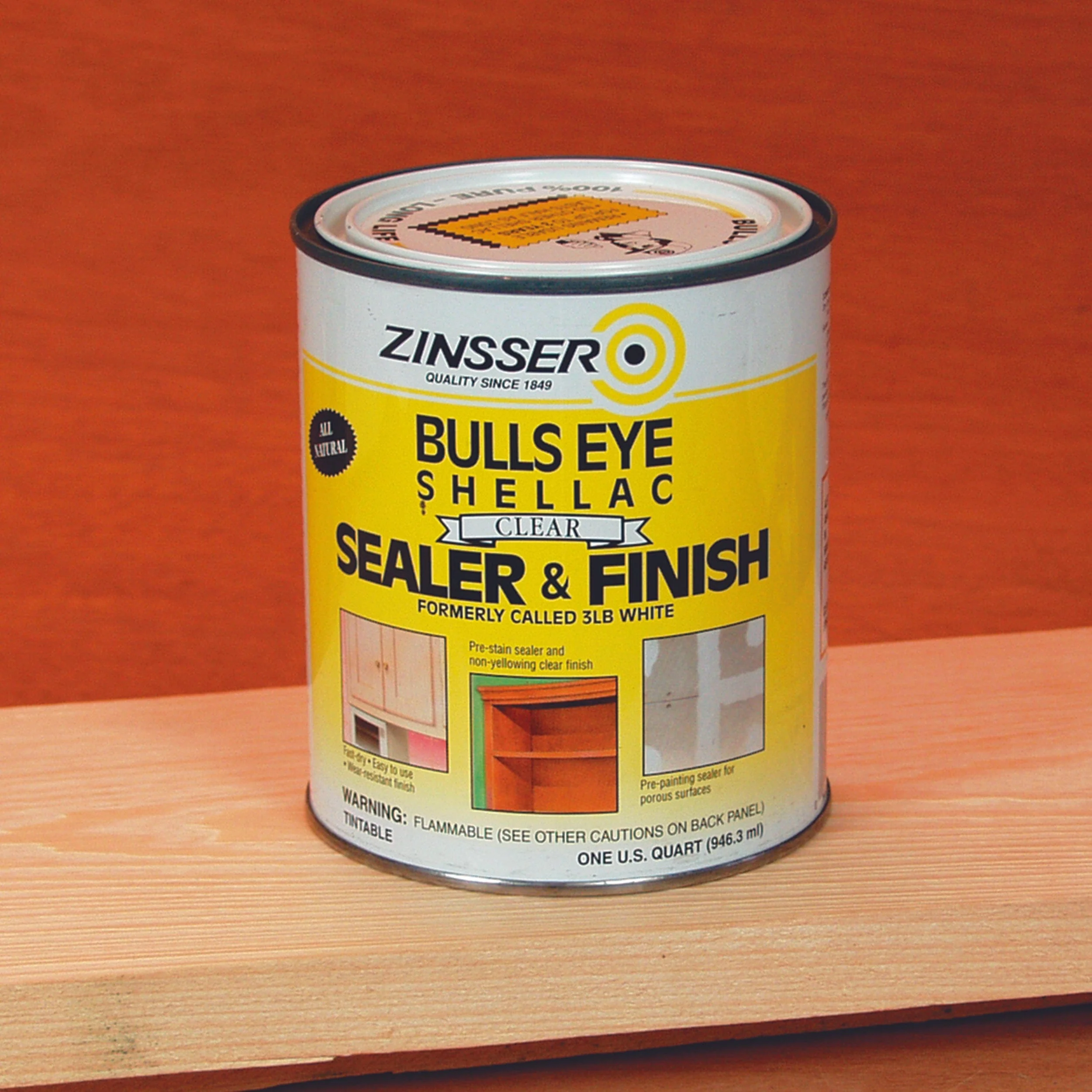 Bulls Eye Shellac - Solvent Based - Gloss - Image 3